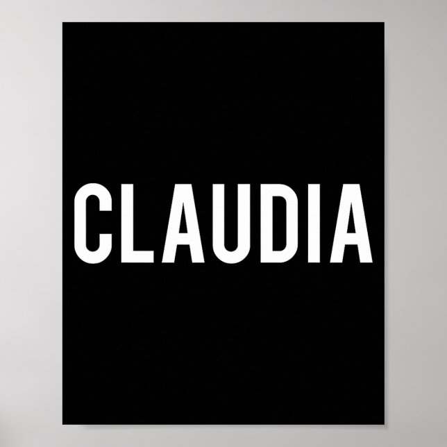 Cla - Cool New Funny Name Fan Gift Tee  Poster (Vorne)