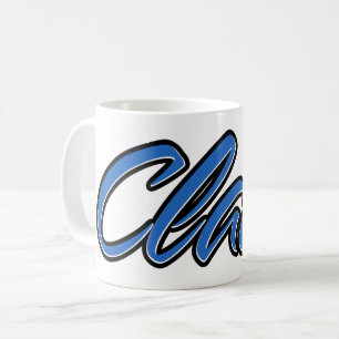 Claas Vorname Name blue Tasse Kaffeetasse