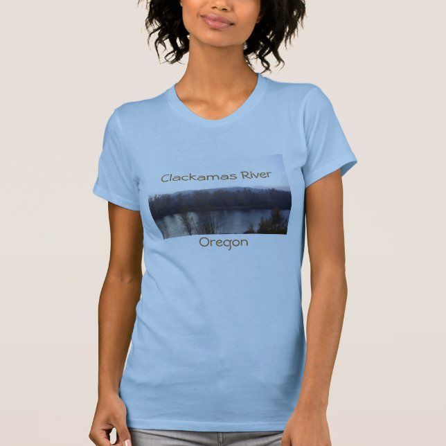 Clackamas Fluss, Oregon T-Shirt (Vorderseite)