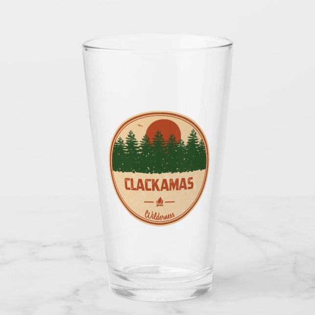 Clackamas Wilderness Oregon Glas (Vorderseite)
