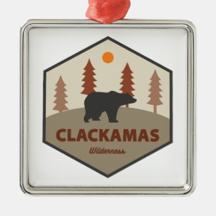 Clackamas-Wildnis Oregon Bär Ornament Aus Metall