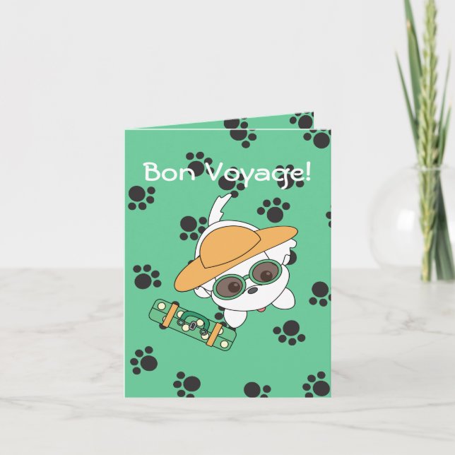 Clacney auf Ferien! Karte (Vorderseite)