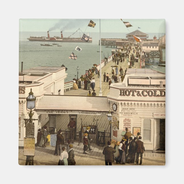 Clacton-on-Sea Pier I, Essex, England Magnet (Vorne)