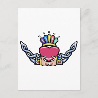 Claddagh #1B mit Trinity Postkarte