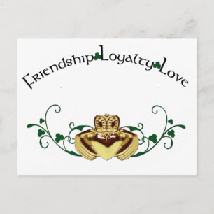 Claddagh / Claddaugh Postkarte