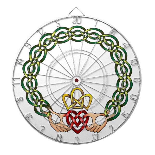 Claddagh Dartscheibe (vorne)