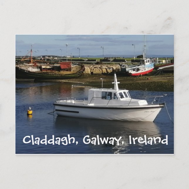 Claddagh, Galway, Irland Postkarte (Vorderseite)