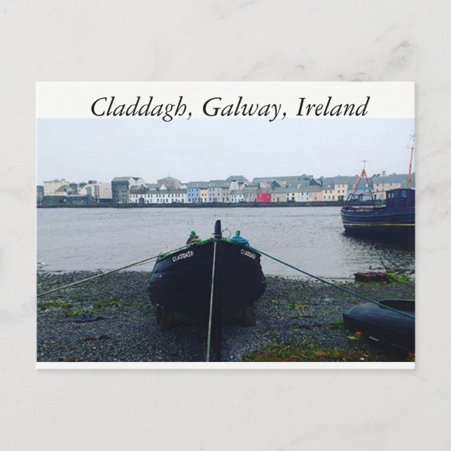 Claddagh, Galway, Irland Postkarte (Vorderseite)
