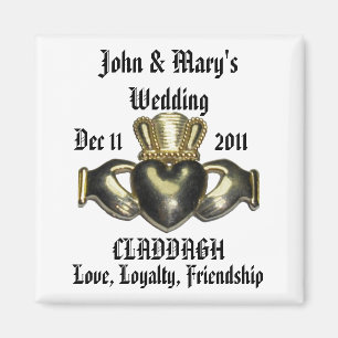 Claddagh Magnet anpassen