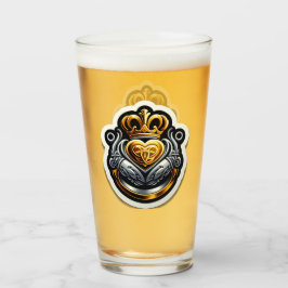 Claddagh Pint Glass Glas