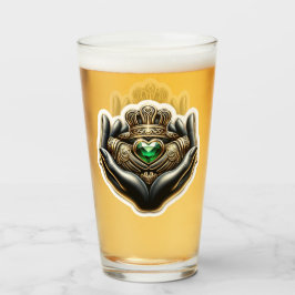 Claddagh Pint Glass Glas