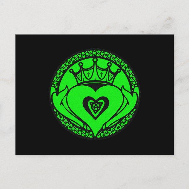 Claddagh Postkarte (Vorderseite)