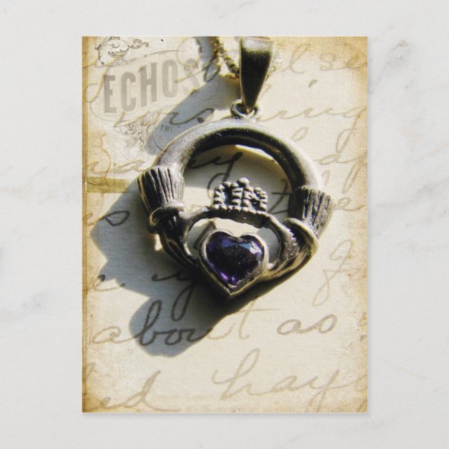 Claddagh Postkarte (Vorderseite)