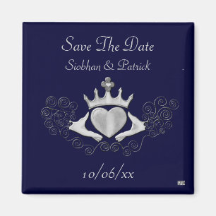 Claddagh (Silber) (Save the Date) Magnet