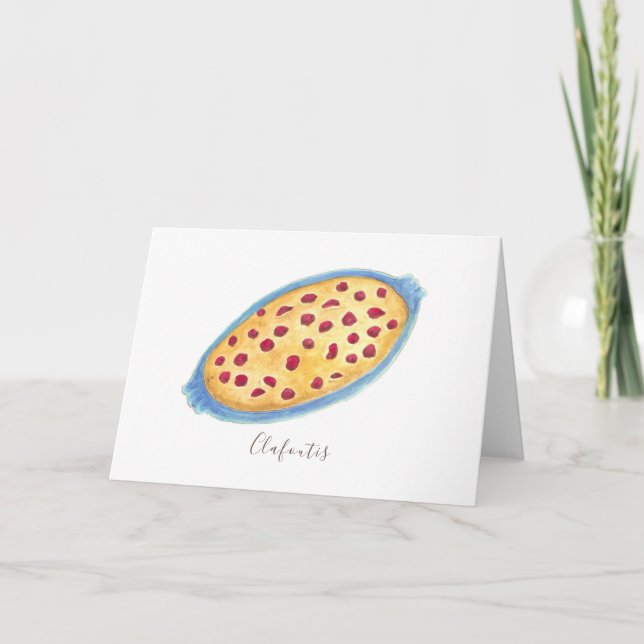 Clafoutis Karte (Vorderseite)
