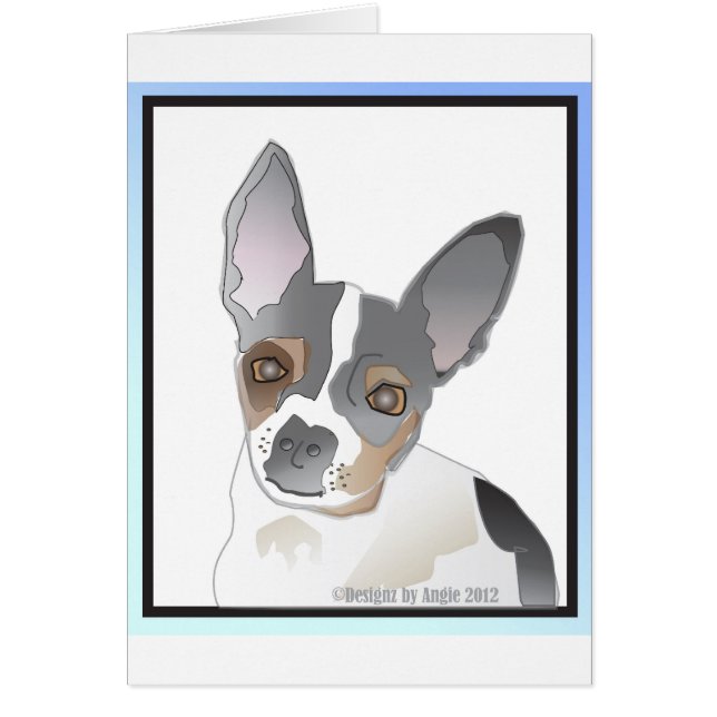 Claire-Grafikdesign-leere Karte (Vorne)