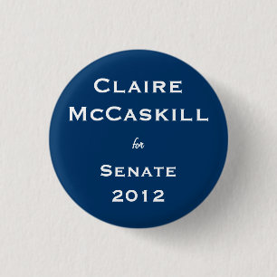 Claire McCaskill für Senat Button
