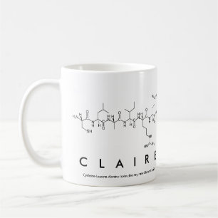 Claire-Peptidnamen-Tasse Tasse