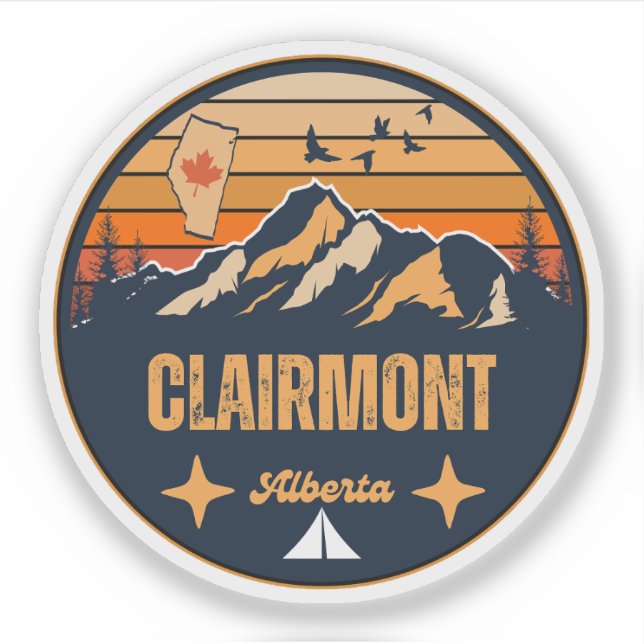 Clairmont, Alberta Aufkleber (Vorderseite)