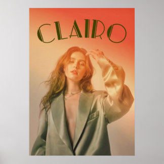 Clairo grün poster