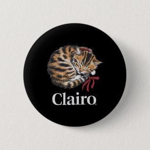 Clairo sagt eine Katze Button