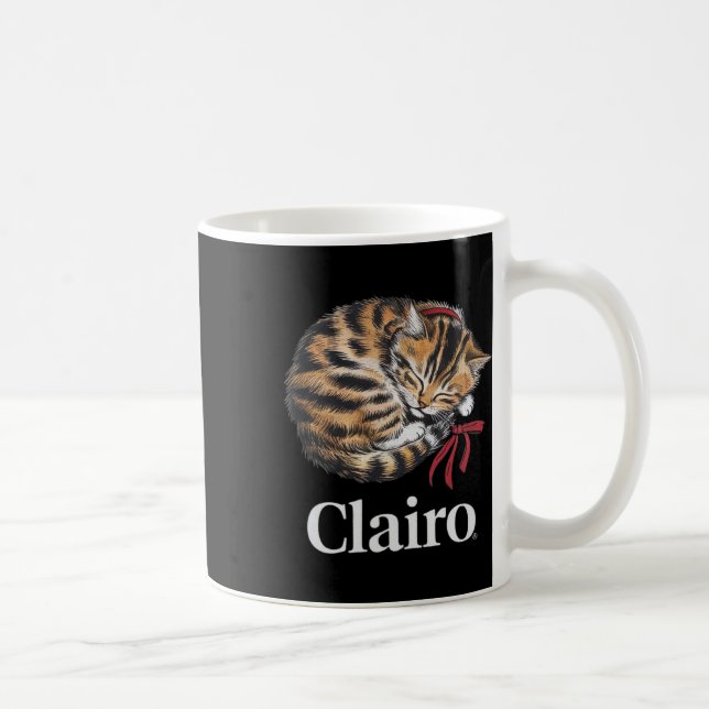 Clairo sagt eine Katze Kaffeetasse (Rechts)