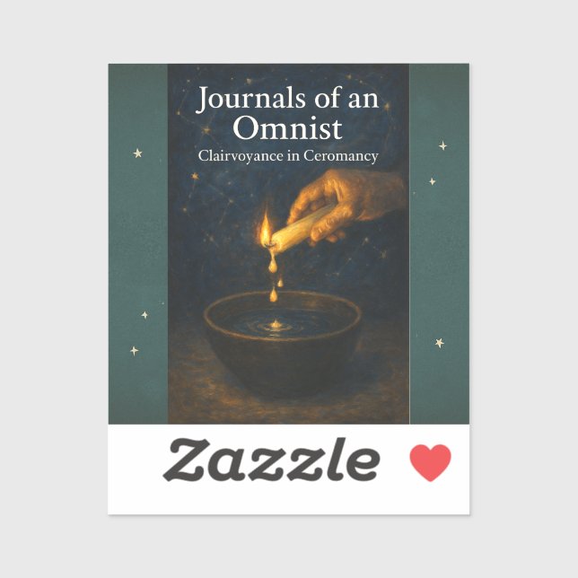 Clairvoyance in Ceromancy Cover Aufkleber (Blatt)