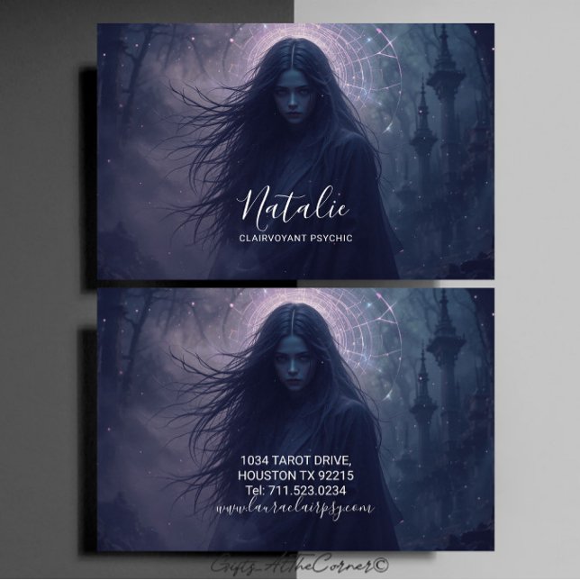 Clairvoyant Psychic Medium Visitenkarte (Von Creator hochgeladen)