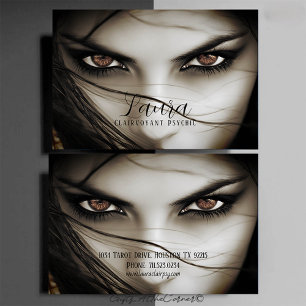 Clairvoyant Psychische Frau Visitenkarte
