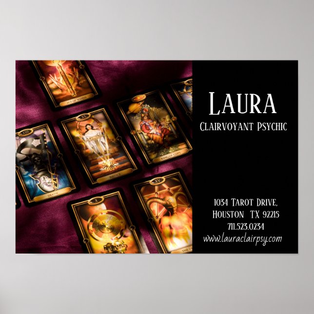 Clairvoyant Psychisches Poster (Vorne)