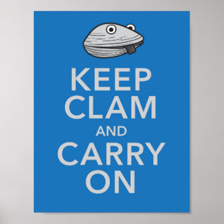Clam behalt und Carry On Poster