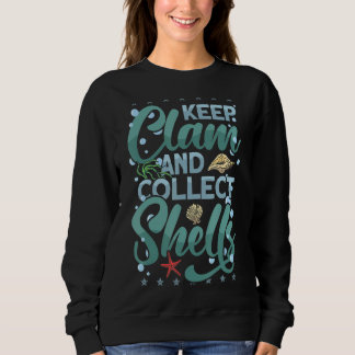Clam & Collect Seashells-Muscheln für Muschel C be Sweatshirt