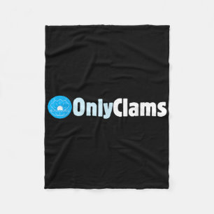 Clam Collector Beach Pun Spaß _ Nur legendäre Sea Fleecedecke