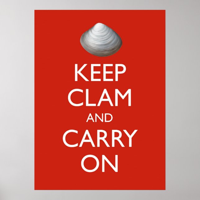 CLAM-Plakat behalten Poster (Vorne)