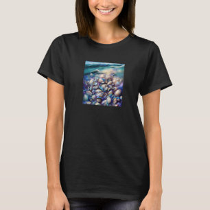 Clam Seashell Muschel Collector Beach Coastal T-Shirt