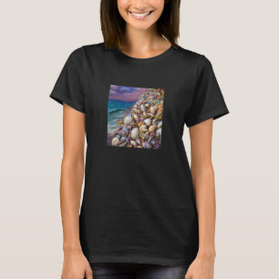 Clam Seashell Muschel Collector Beach Coastal T-Shirt
