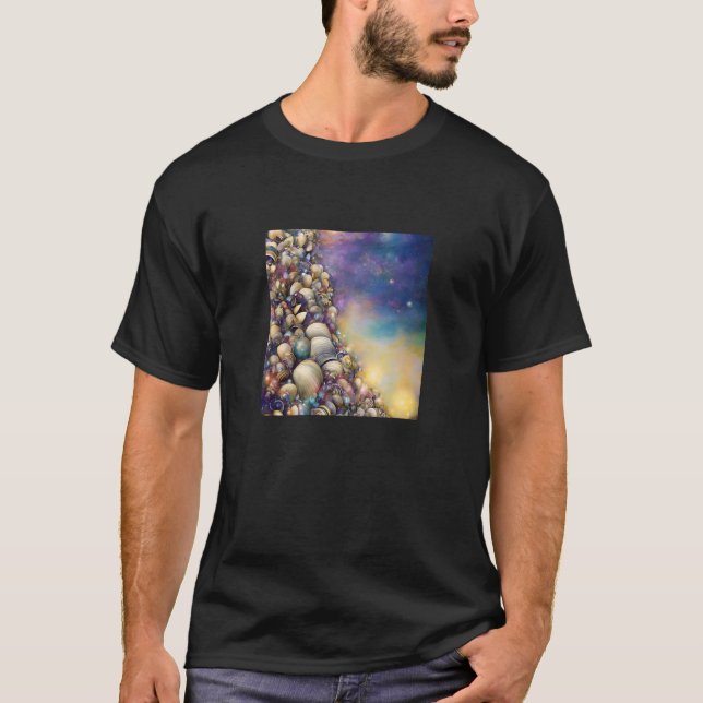 Clam Seashell Shell Collector Beach Ocean Coastal  T-Shirt (Vorderseite)