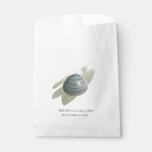 Clam Watercolor Stroke Wedding Geschenktütchen