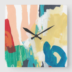 Clamor I Quadratische Wanduhr