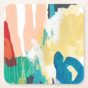 Clamor I Rechteckiger Pappuntersetzer