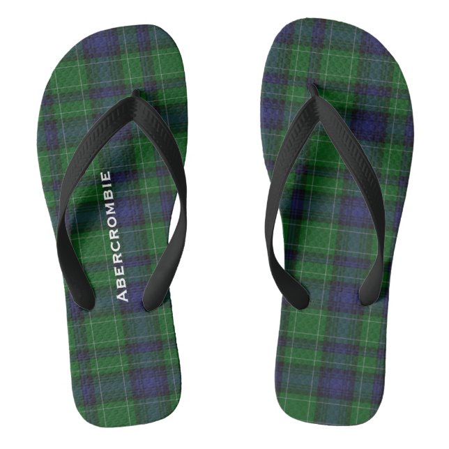 Clan Abercrombie Karierte Personalisierte Flip Flo Flops (Fußbett)