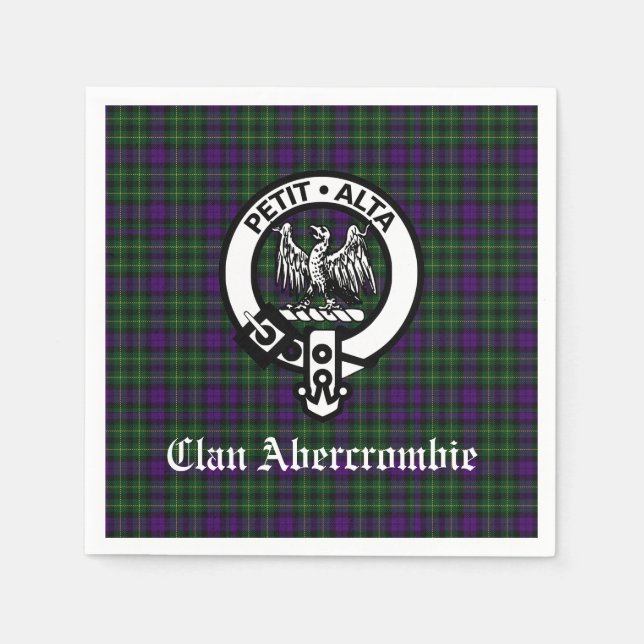 Clan Abercrombie Tartan Serviette (Vorderseite)