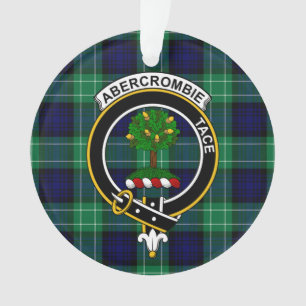 Clan Abercrombie Tartan und Wappen Ornament