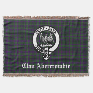 Clan Abercrombie Wappen Abzeichen & Tartan Decke