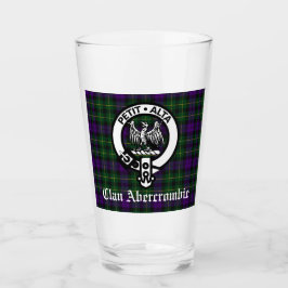 Clan Abercrombie Wappen Abzeichen & Tartan Glas