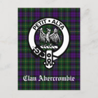 Clan Abercrombie Wappen Abzeichen & Tartan