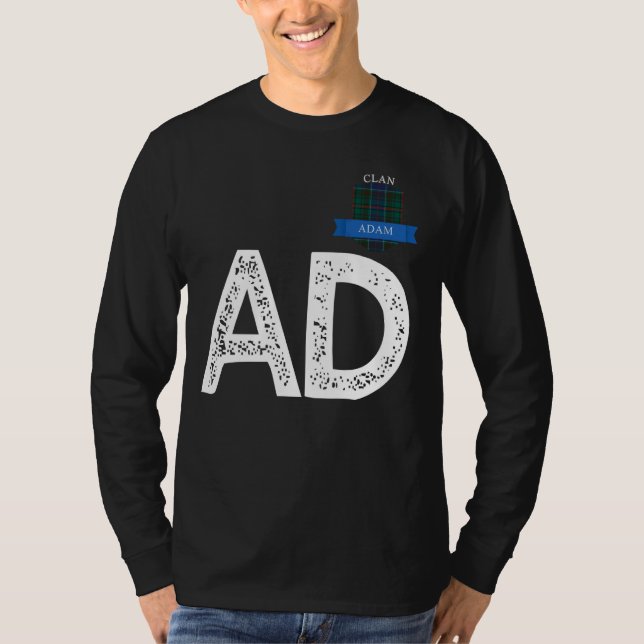 Clan Adam A und D Familienanpassung T-Shirt (Vorderseite)