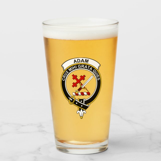 Clan Adam Beer Glass Glas (Vorne (Gefüllt))