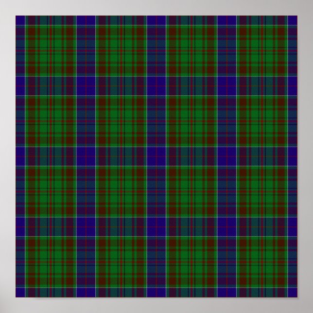 Clan Adams Tartan - Digitaler Download Poster (Vorne)