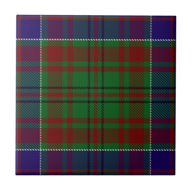 Clan Adams Tartan Fliese (Vorderseite)